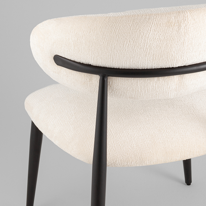 Кресло лаунж Ayla молочный Stool Group DX-2718 FINE-103