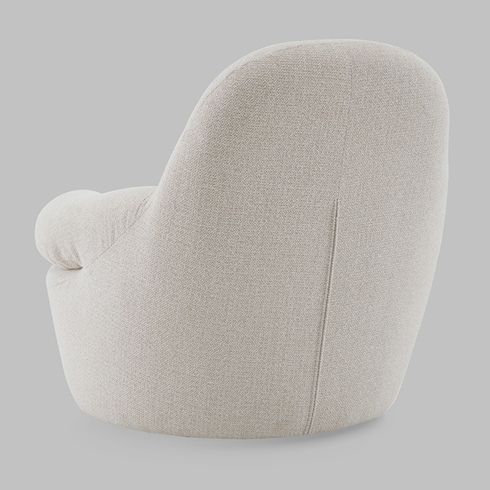 Кресло лаунж Fir светло-серый Stool Group FDC0175096 Milan-102
