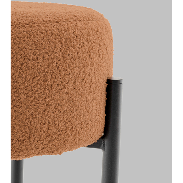 Стул барный Беккет букле терракотовый Stool Group SSP 135-86044