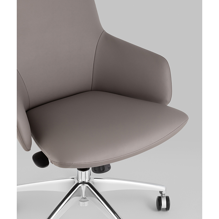 Кресло офисное TopChairs Bow серый Stool Group A332-A 270-38