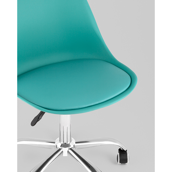 Стул Blok SN пластиковый бирюзовый Stool Group BML-053-D3 Turquoise