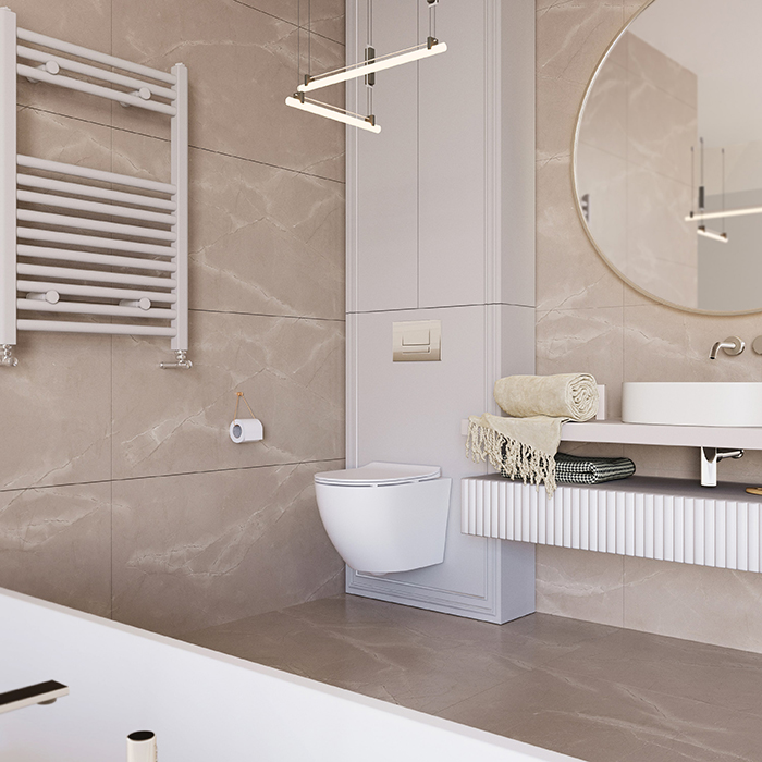 Керамогранит Soft Beige Stone Satin Carving Buono Ceramica SOVL4709V