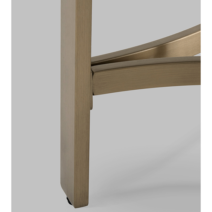 Журнальный столик Адриана D50 серая керамика Stool Group EET-223-BRCG-BNSG