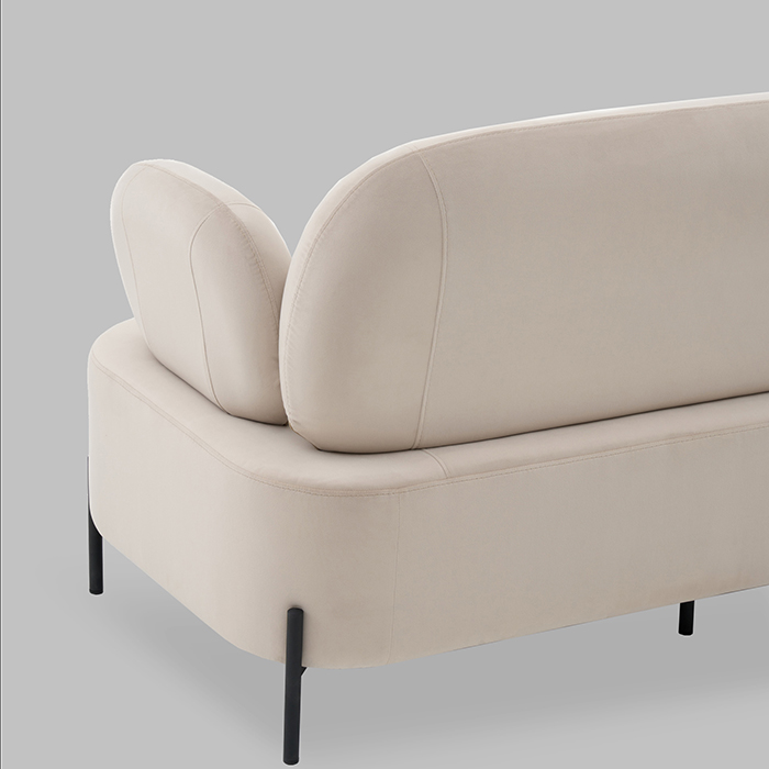 Диван Кэнди велюр бежевый Stool Group vd-dv-candy-b02