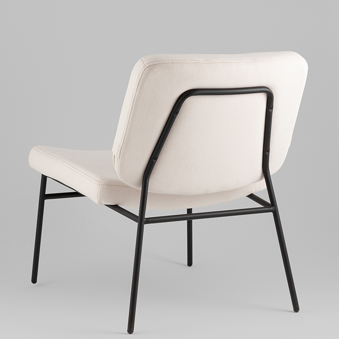 Кресло Эбигейл велюр молочный Stool Group LV-120-E10-01