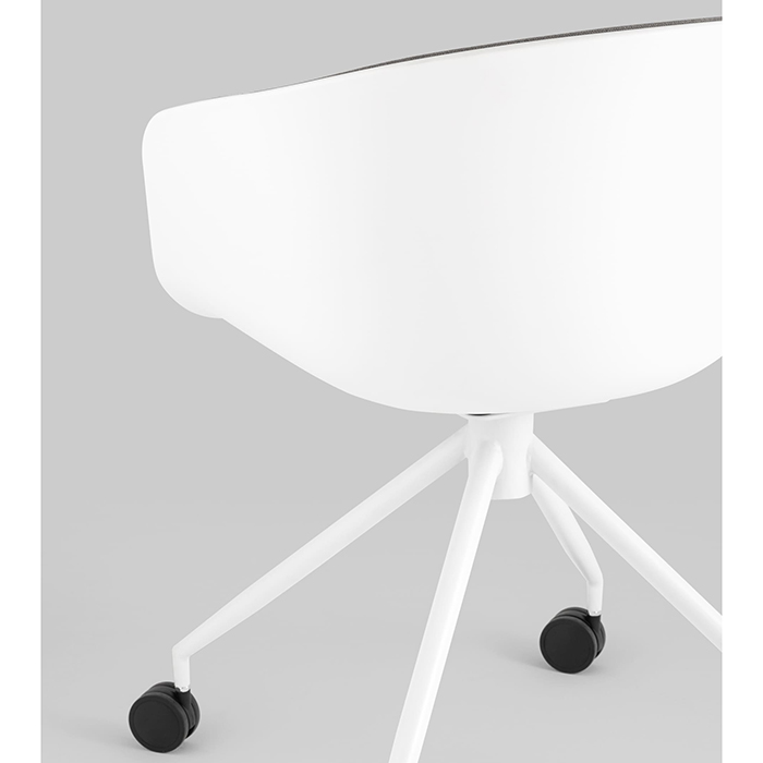 Кресло офисное Libra рогожка серый Stool Group SL-7040ZB grey