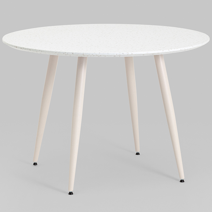 Стол круглый Nymphaea D110 терраццо Stool Group F-1715 TER 3860-1