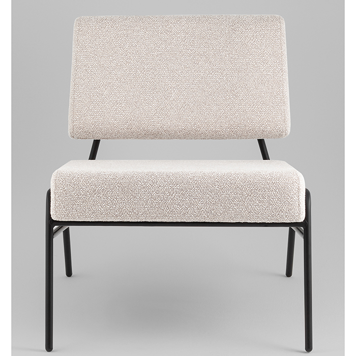 Кресло Теллинг шенилл серо-бежевый Stool Group LV-116-M18-01