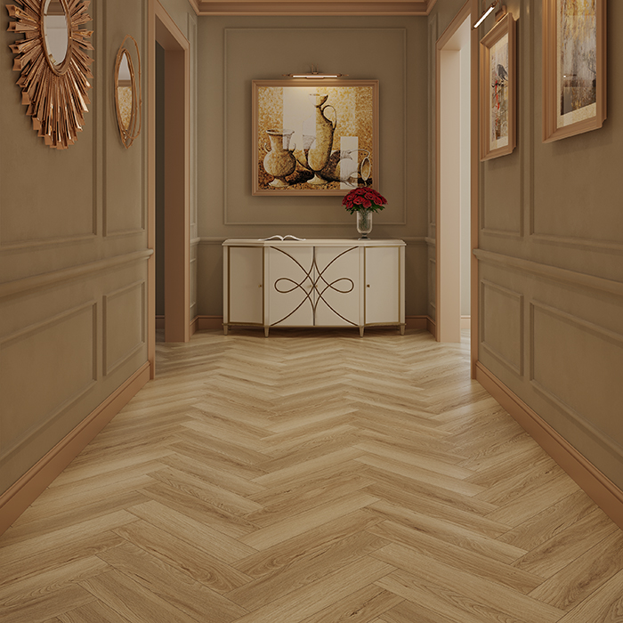 Ламинат Дуб Тинос Herringbone Elegant Norland LF303-38