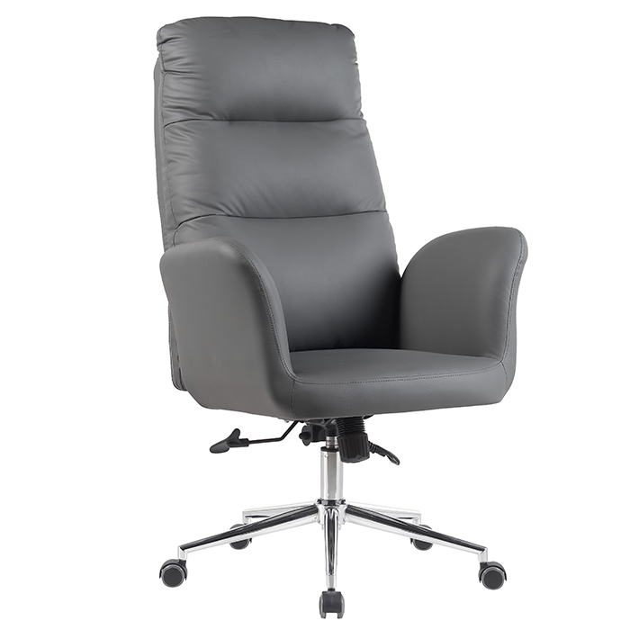 Кресло офисное TopChairs Solid серый Stool Group DD-004 NC grey