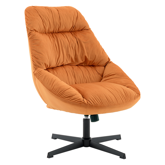 Кресло Оррелл терракотовый Stool Group QH-8347KT HLR-43 orange
