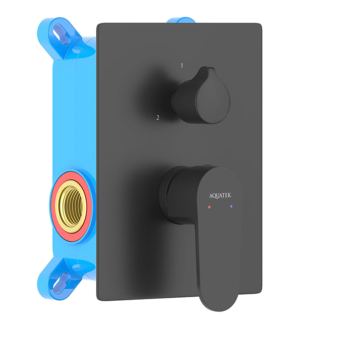 Смеситель для ванны встраиваемый Оберон Aquatek AQ1246MB