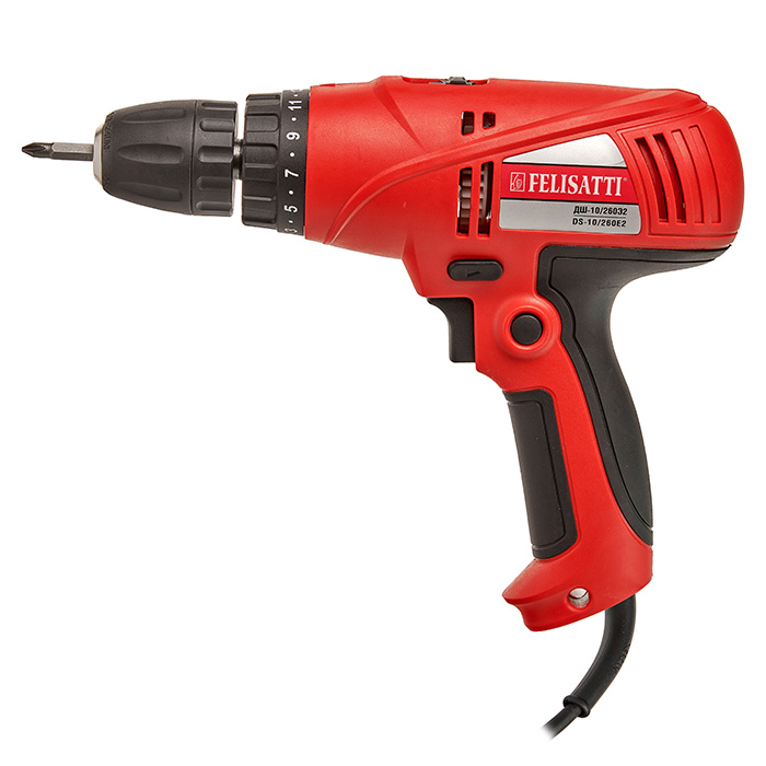 Дрель-шуруповерт сетевая ДШ-10/260Э2 Felisatti 211.5.1.00