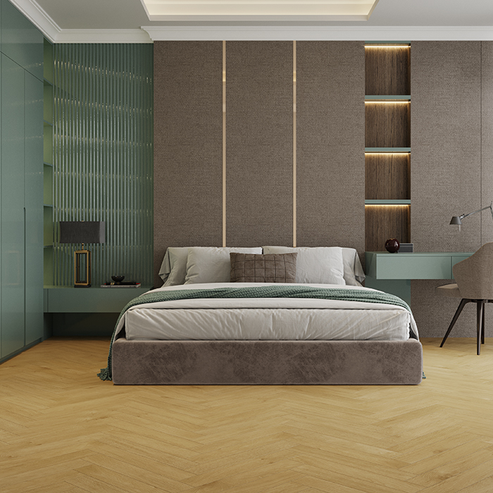 Ламинат Дуб Мальта Herringbone Elegant 10 Norland LF306-12