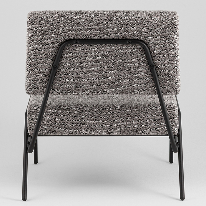 Кресло Теллинг шенилл серый Stool Group LV-116-M84-01