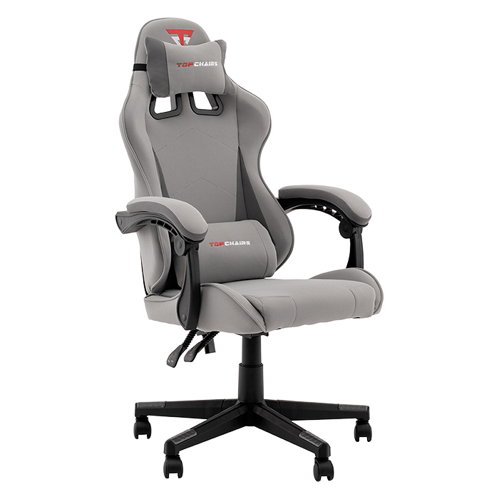 Кресло игровое TopChairs Phantom серый Stool Group GF-D80 TT704+TT706
