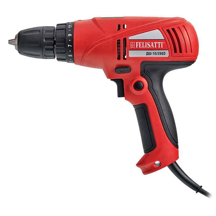 Дрель-шуруповерт сетевая ДШ-10/260Э Felisatti 210.5.1.00