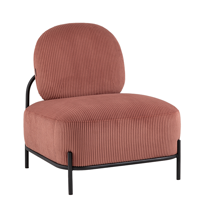 Кресло Стоун велюр рельефный коралловый Stool Group vd-stone-cl-coral