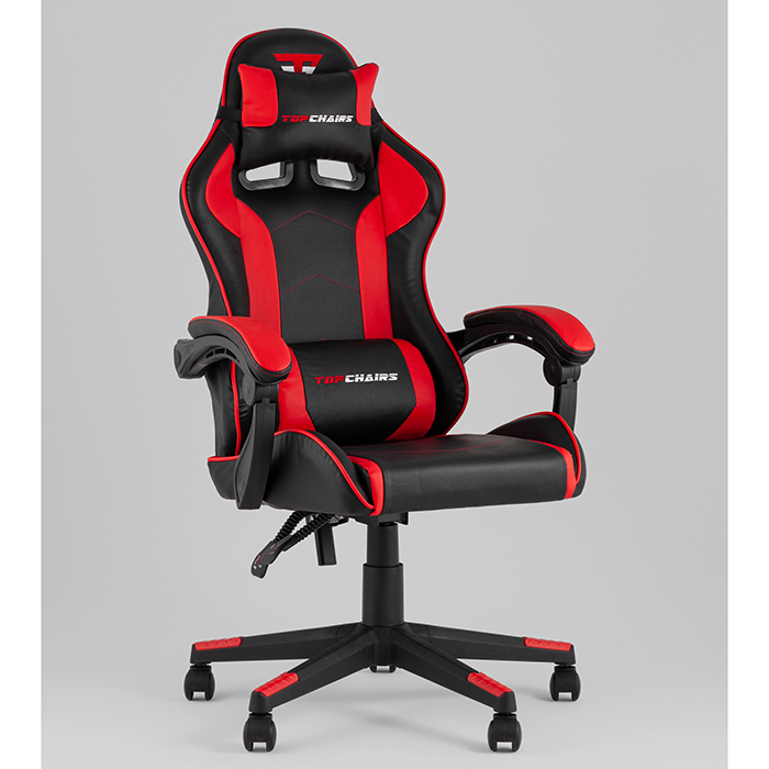 Кресло игровое TopChairs Shadow чёрно-красный Stool Group GF-8079 black+red