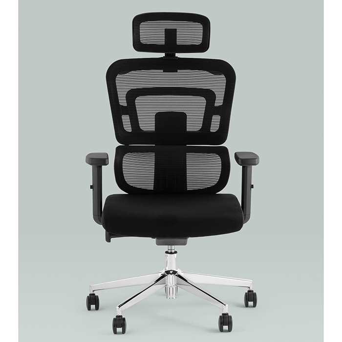 Кресло офисное TopChairs Techno чёрный Stool Group WH-A222 black