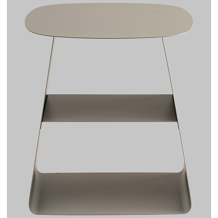 Журнальный столик Leyre металл серый Stool Group MT-123S DB-006