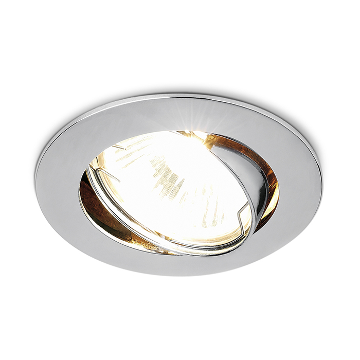 Светильник встраиваемый точечный поворотный Ambrella Light 104S CH
