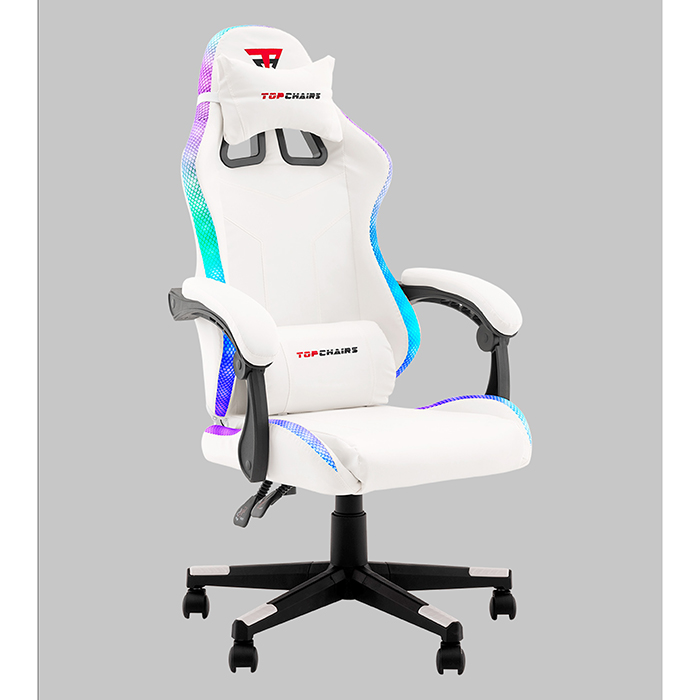 Кресло игровое TopChairs Druid белый Stool Group GF-8062-N white