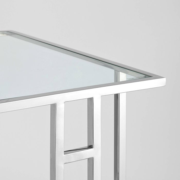 Журнальный столик 50х32 Бостон стекло Stool Group EET-061-C