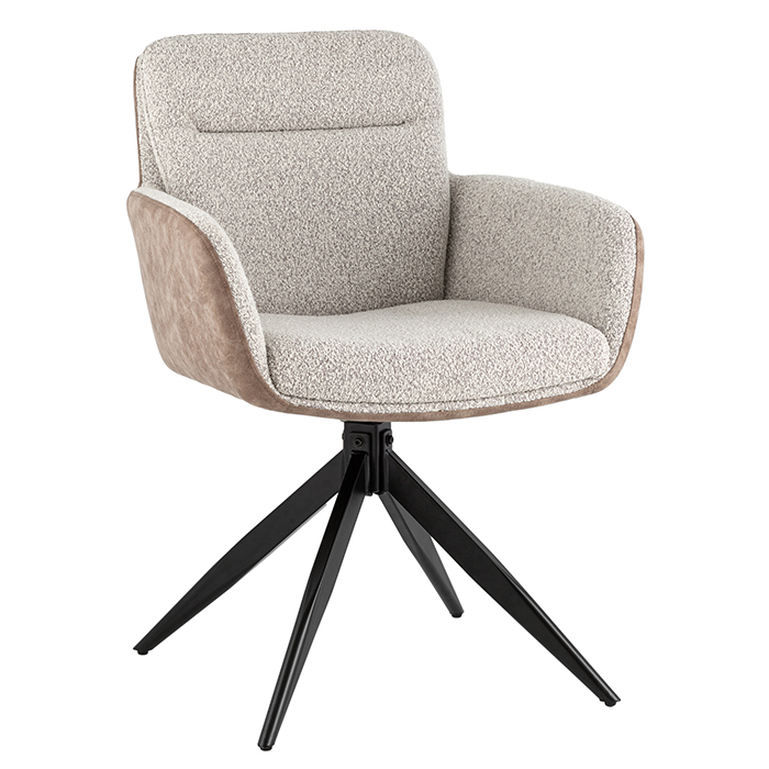 Стул Waldo светло-серый c экокожей Stool Group OS-2319K UF995-02mFUL005