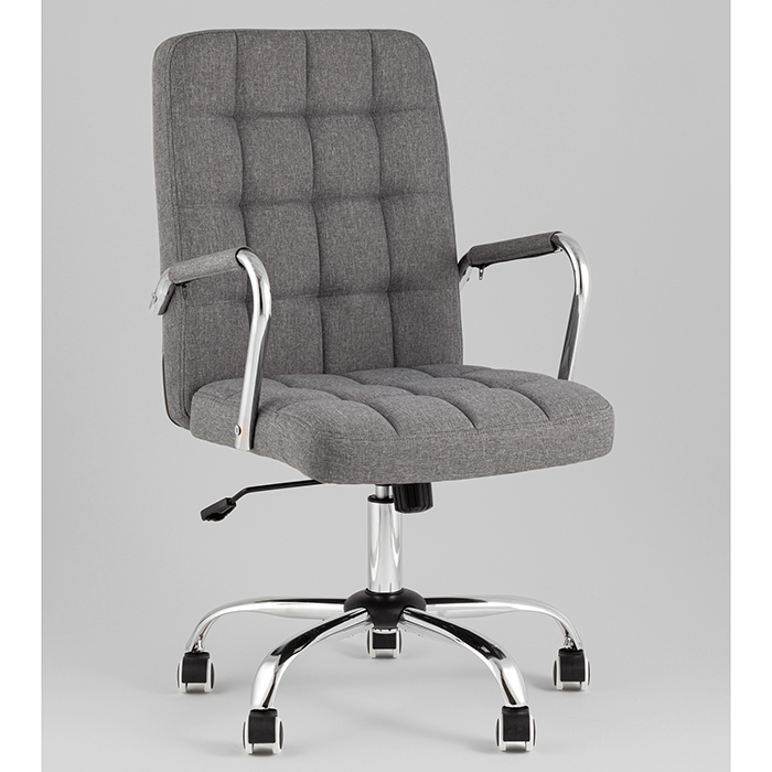Кресло офисное TopChairs Comfo серый Stool Group D-719 grey