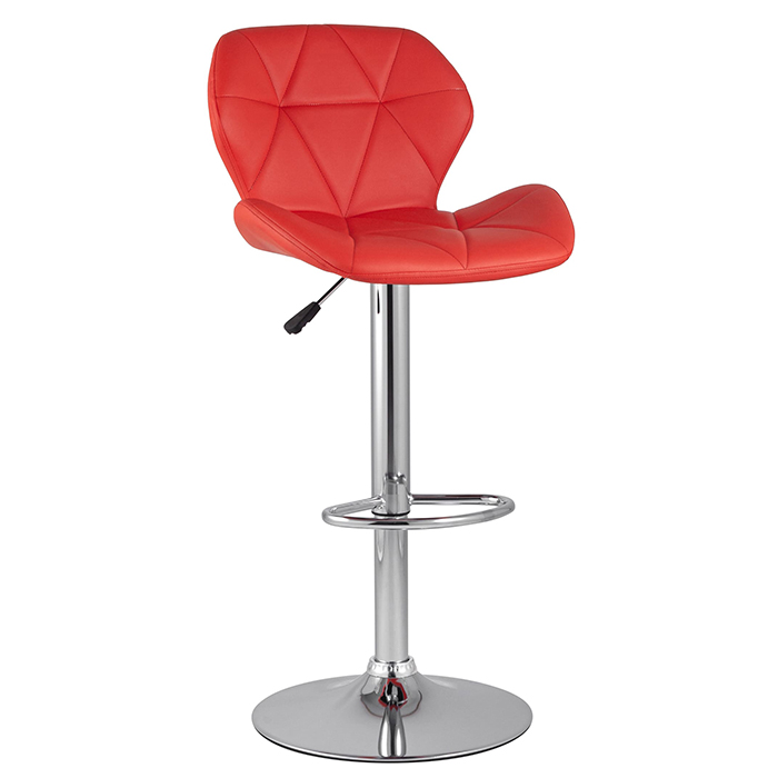 Стул барный Бон красный Stool Group BC-053-NP red