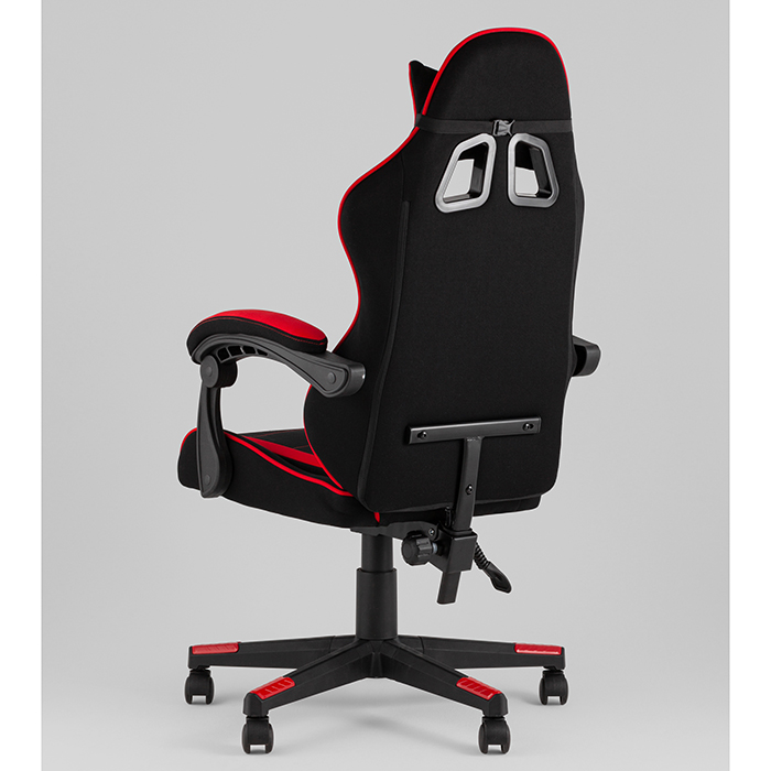 Кресло игровое TopChairs Shadow чёрно-красный Stool Group GF-8079 TT701+TT703