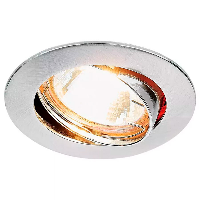 Светильник встраиваемый точечный поворотный Ambrella Light 104S SS