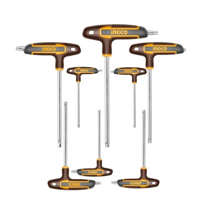 Набор шестигранников Т-образных (8 шт) Ingco HHKT80818