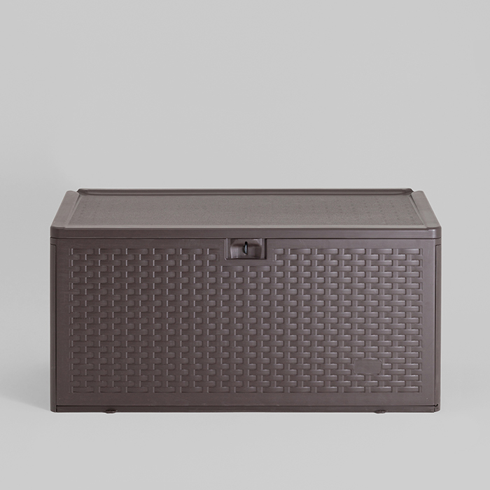 Стол-сундук пластик коричневый 110х55 276л Stool Group YX-DB73H