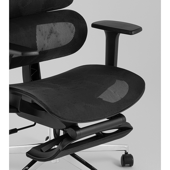 Кресло офисное TopChairs Nimbus чёрный Stool Group YF-W938A bl. sh. ST-982-1 black