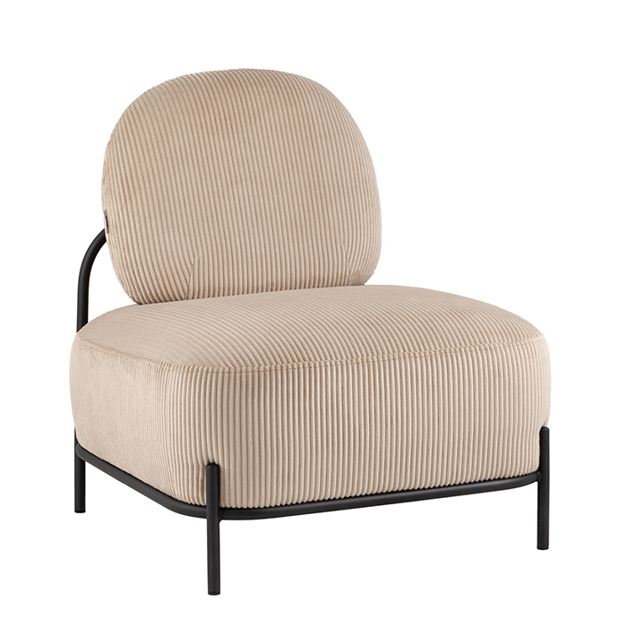 Кресло Стоун велюр рельефный бежевый Stool Group vd-stone-cl-cream