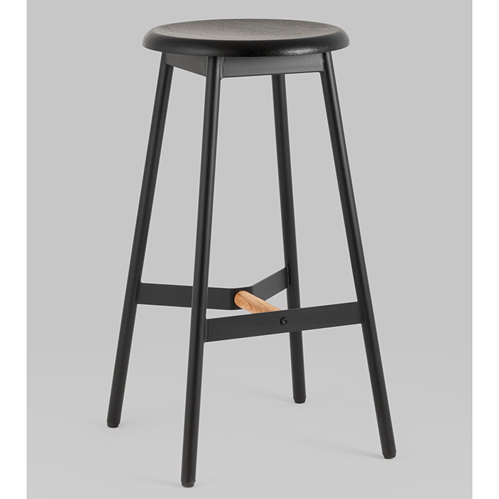 Стул барный Knobb чёрный Stool Group 9117H75 black