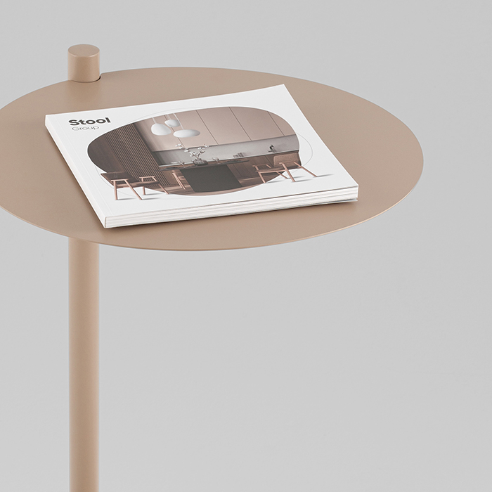 Журнальный столик Siara металл капучино Stool Group MT-214 DB-016