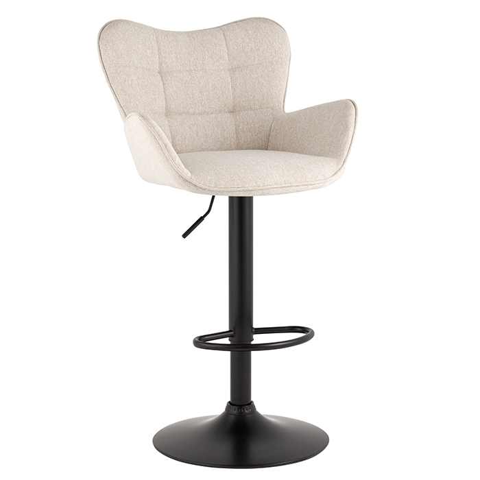 Стул барный Гранд серо-бежевый Stool Group KAS BAR OTE FAM001