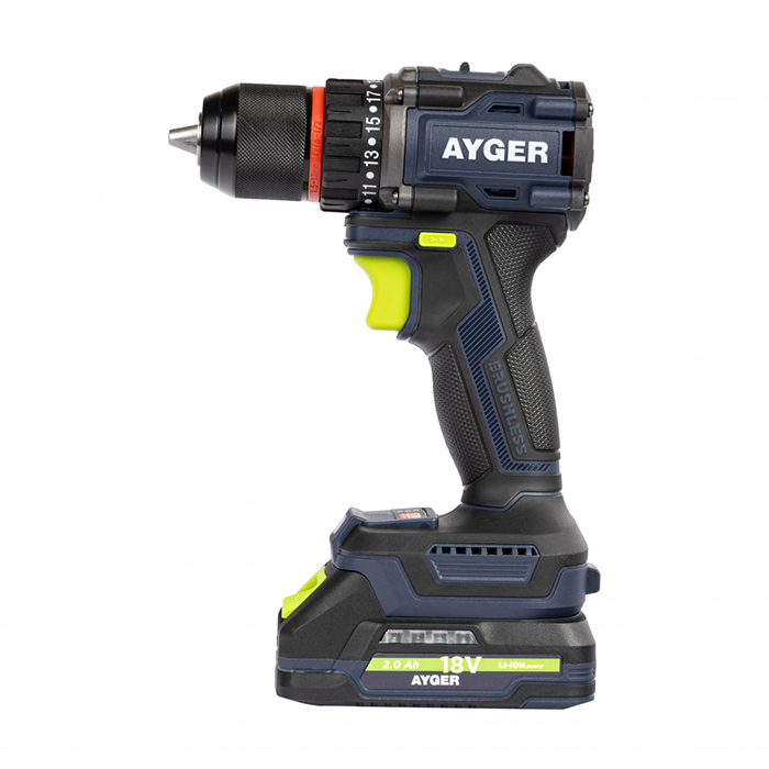 Шуруповерт аккумуляторный Ayger AP20BL2-70
