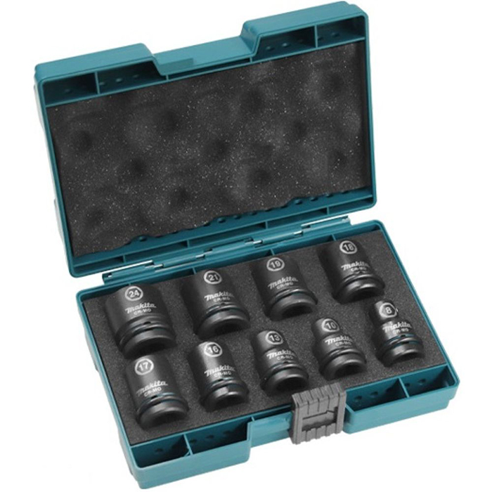 Набор ударных торцовых головок Impact Black (9 шт) Makita E-16564