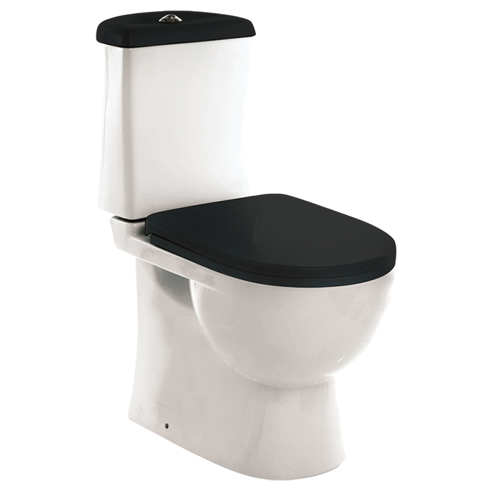 Унитаз напольный Best Comfort Sanita Luxe WC.CC/Best/2-DM/BLK.G/S1