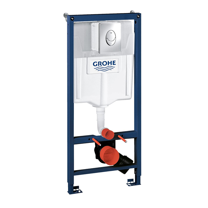 Инсталляция для подвесного унитаза Rapid SL с панелью смыва Skate Air Grohe 38721001