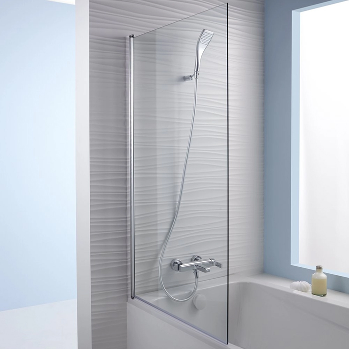 Шторка на ванну стеклянная 80х140 Struktura Jacob Delafon E6D042-GA