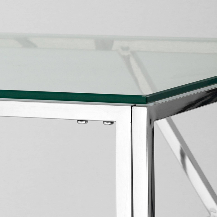 Журнальный столик D55 Арт Деко стекло Stool Group EET-015