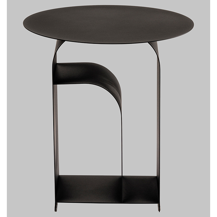 Журнальный столик Arwel металл чёрный Stool Group MT-140 DB-001