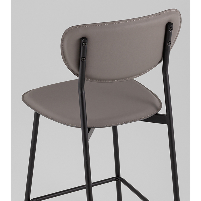 Стул барный Minnie серый Stool Group HPB2318 HAB1-10