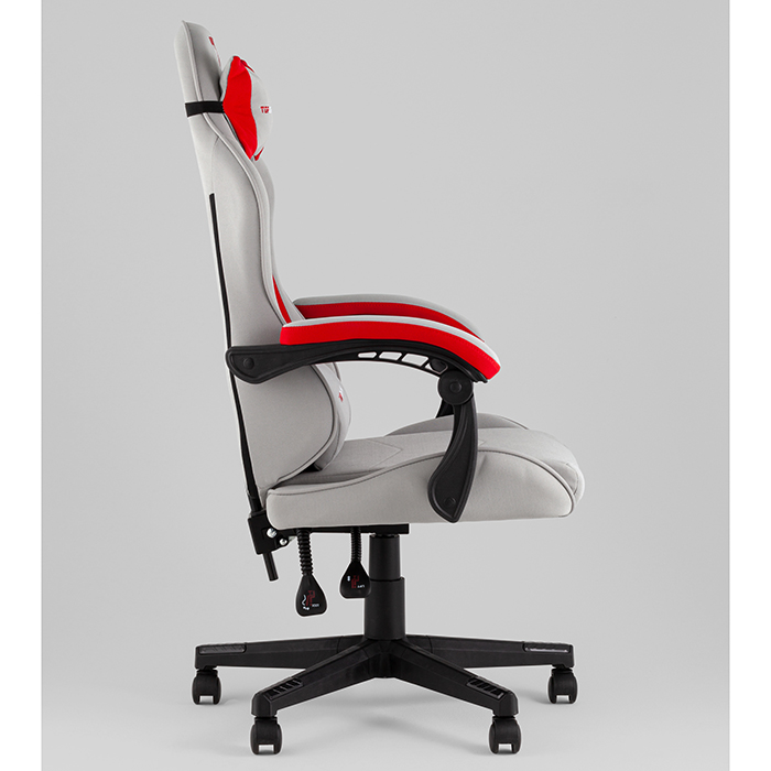 Кресло игровое TopChairs Phantom серо-красный Stool Group GF-D80 TT704+TT703