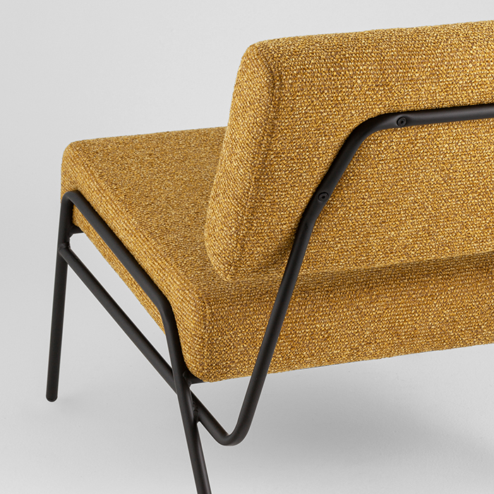 Кресло Теллинг шенилл карри Stool Group LV-116-M43-01